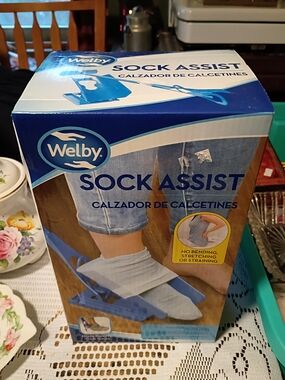 Blue Sock Assist - Easy On Sock Aid